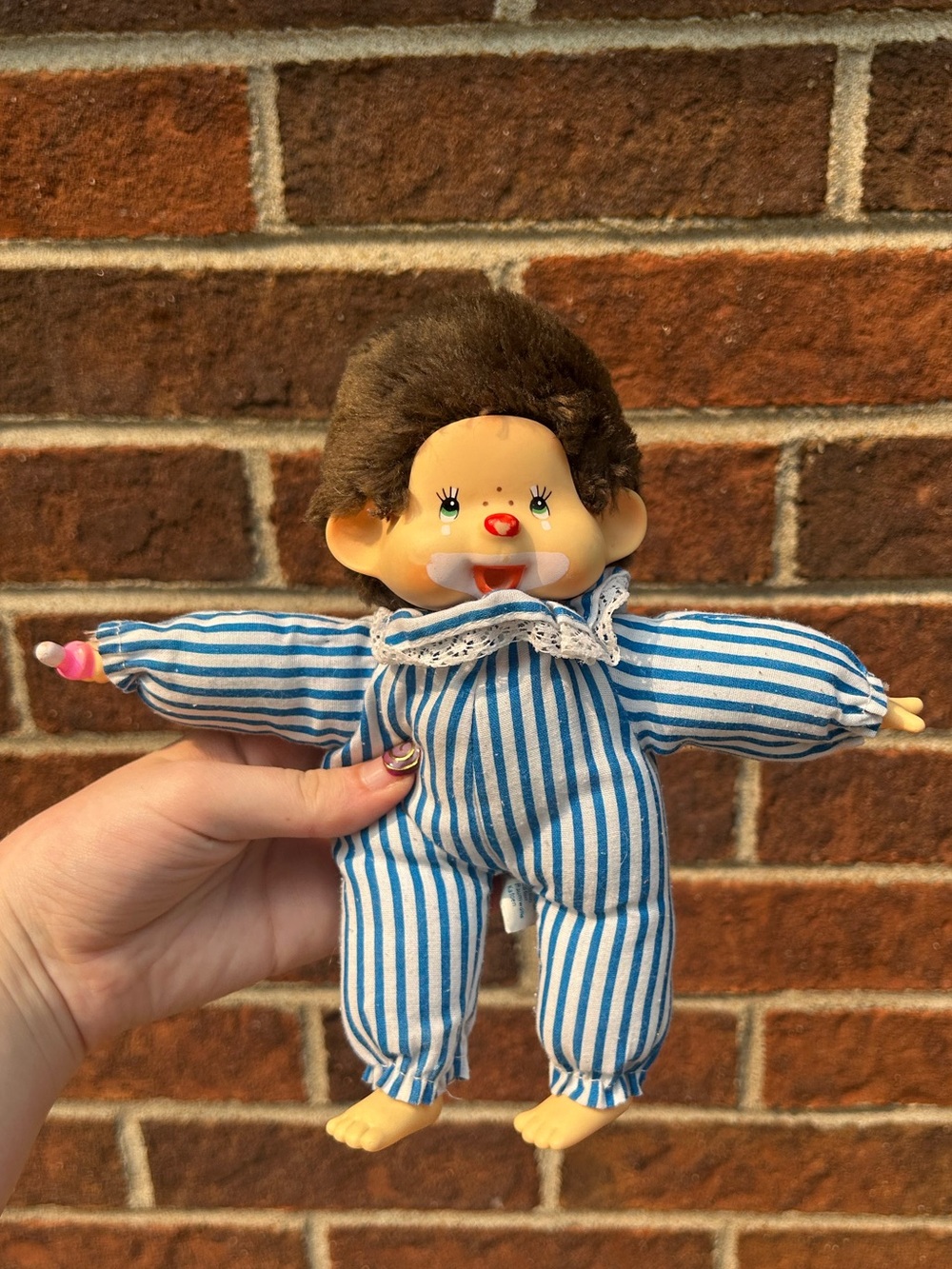 Monchhichi 80s clown doll